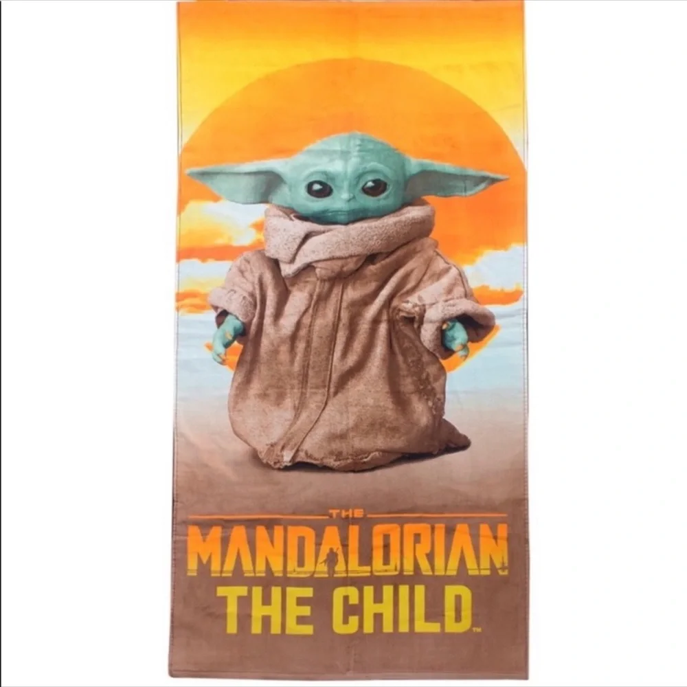 Star Wars The Mandalorian The Child Beach Towel